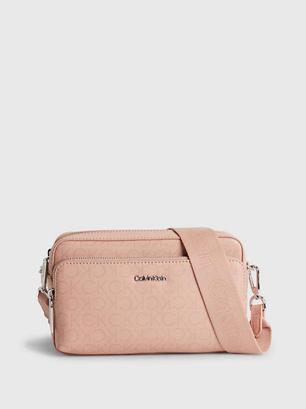 Calvin Klein USA Large Recycled Crossbody Womens Bag Pink 6712850-QS